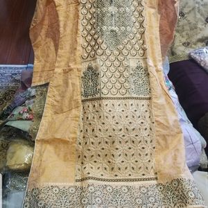 Cotton embroidered kurta